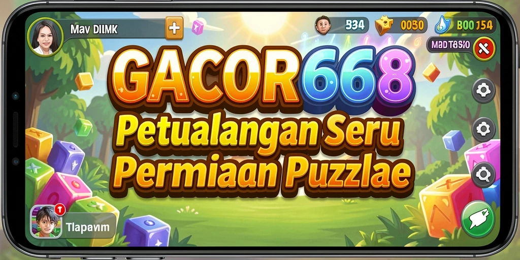 Tampilan gameplay puzzle yang menarik dan interaktif di GACOR668.