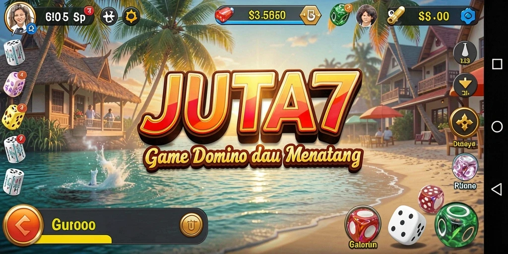 Tampilan gameplay menarik dari JUTA7 dengan grafis menawan.