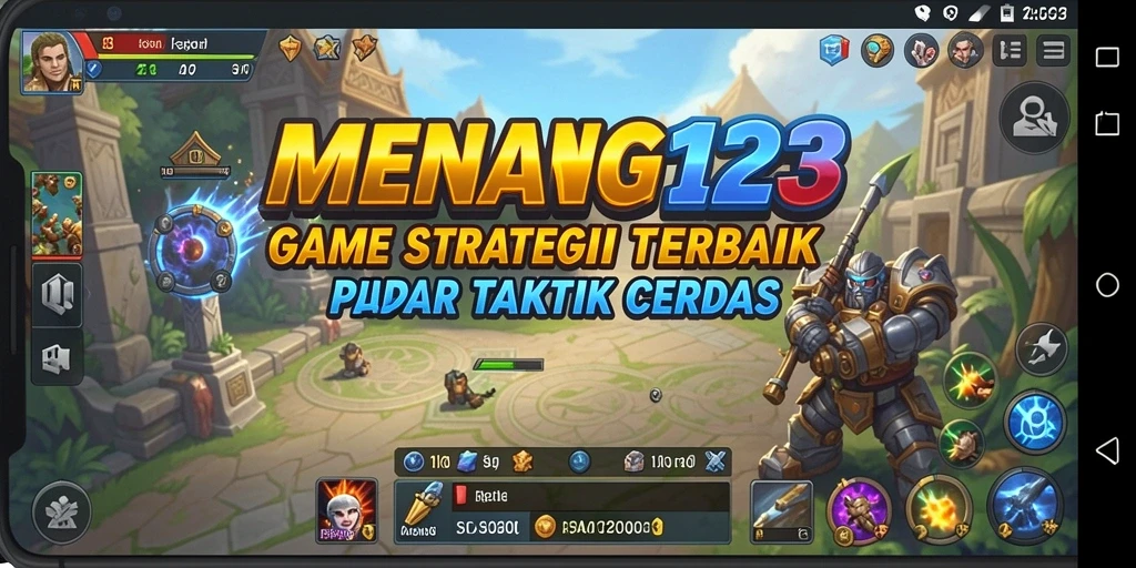 Tampilan gameplay MENANG123 dengan strategi dan taktik yang mendebarkan.