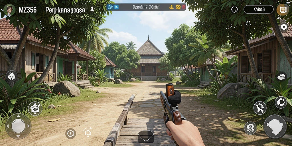 Tampilan gameplay MZ356 yang seru dan penuh warna.
