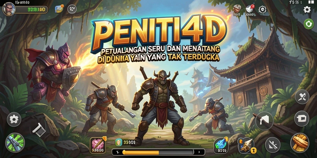 Gameplay PENITI4D yang penuh aksi dan tantangan.