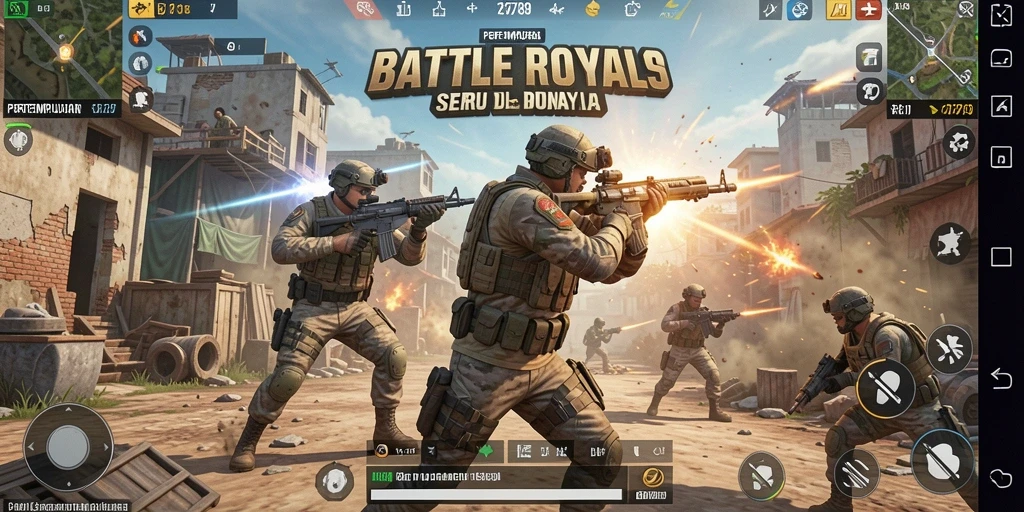 Gameplay Battle Royale yang mendebarkan dari RP6789.