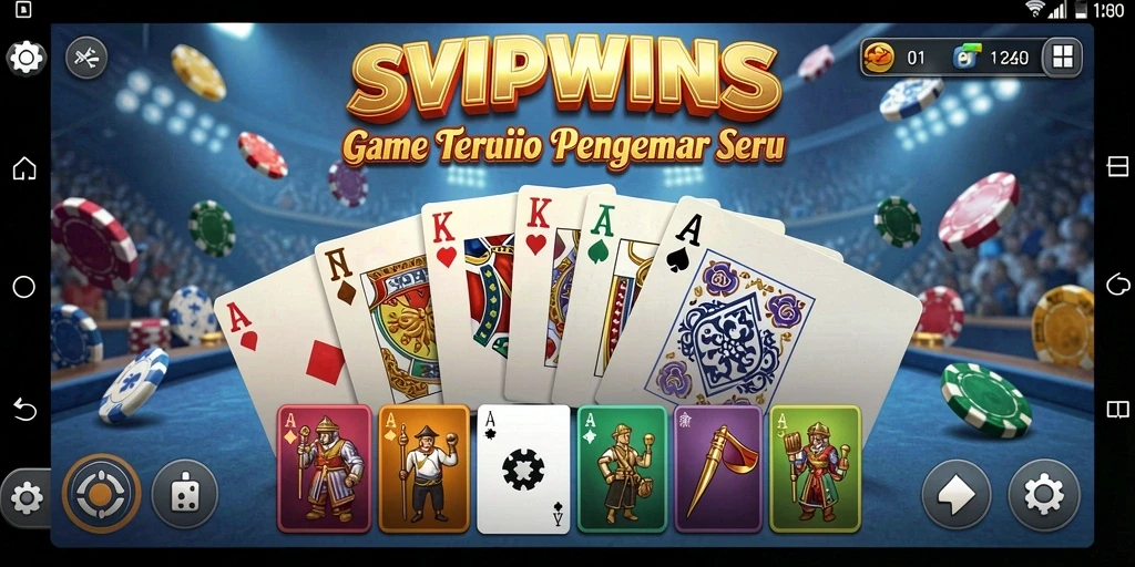 Tampilan gameplay seru dan interaktif dalam SVIPWINS.