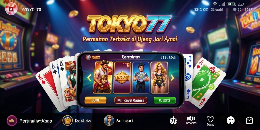 Gameplay seru di TOKYO77 dengan berbagai permainan kasino menanti Anda.